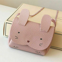 Cute Toddler Zero Wallet Bag Cartoon Rabbit Crossbody Bag Kids Girls Messenger Bag Baby Purses Coin Purse 2024 - buy cheap