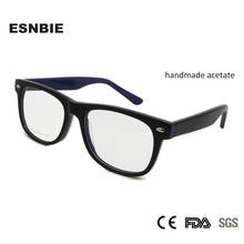 ESNBIE Eyeglasses Woman Frame Handmade Acetate Myopia Glasses Men Prescription Vintage Rivet Eyeglasses Male Nerd Vision Glasses 2024 - buy cheap