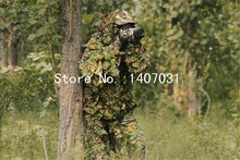 New 3D maple leaf Bionic Ghillie Suits Hunting clothes Yowie sniper Camouflage Clothing jacket and pants plus-size for tall man 2024 - buy cheap
