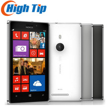 Nokia lumia 925 original desbloqueado, telefone móvel com windows touch screen de 4.5 polegadas 8.7mp wifi gps 16gb renovado, frete grátis 2024 - compre barato