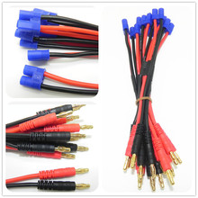 50pcs/lot  EC5 Connector to 4.0mm Banana Plug 14AWG 150mm Silicone Wire 2024 - buy cheap