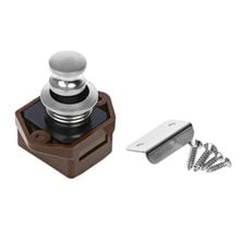 Mini Push Button Boat Mortorhome Showcase Door Catch Lock Van RV Caravans Yacht Furniture Drawer Cabinet  Lock 2024 - buy cheap