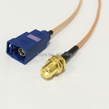 New SMA    Female  Jack  Connector Switch Fakra  Female  Convertor RG316 Cable 15CM 6" Adapter 2024 - buy cheap