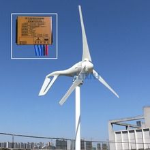 400w wind turbine generator 12v 24v 48v windmill 3 blades 5 blades with MPPT controller horizontal axies wind generator 2024 - buy cheap