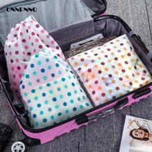 5pcs/lot Clothes Storage Travel Set Non Woven Bag For Shoes Travel organizer Road Organizer Cases For Suitcases Clothes Bags 2024 - buy cheap