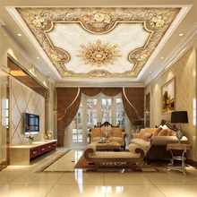 Beibehang-mural 3d personalizado, pastoral Europea de techo para hotel, sala de estar, comedor, papel de pared, murales 2024 - compra barato