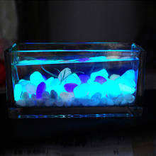 Hot 10PCS Artificial Pebble Stone Fish Tank Aquarium Stone Decoration Luminous Light-emitting 2024 - buy cheap