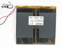 Li-Po 3.7V 12000mAh 37125130 Lithium Polymer Li-Po li ion Rechargeable Battery cells For Mp3 MP4 MP5 GPS 2024 - buy cheap