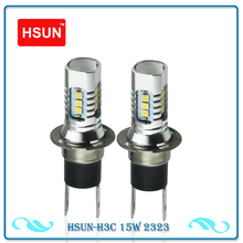 Hsun-lâmpada led de alta potência para caminhão, farol de neblina, 12v, 2 peças, h3c 6414bc 2024 - compre barato