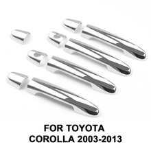 ABS Chrome Door Handle Cover Trim for Corolla 2003-2013 for Toyota Camry 2002-2006 for Rav4 2001-2008 for Vios for Yaris 2024 - buy cheap