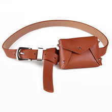 Emarald Fashion Mini Waist Bag Female Coin Leather Belt Bag Women Purse Wallet Female Belt Adjustable Fanny Pack For Women 2024 - buy cheap
