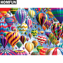 HOMFUN Full Square/Round Drill 5D DIY Diamond Painting "hot air balloon" Embroidery Cross Stitch 5D Home Decor Gift A02492 2024 - buy cheap