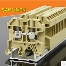 New 100pieces/lot SAK 2.5EN JXB 2.5/35 combined terminal blocks connectors free shipping SAK-2.5EN 2024 - buy cheap