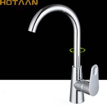 Free shipping Chrome Plated Kitchen faucet Brass kitchen sink tap ,kitchen mixer,square swivel Kitchen Faucets, torneira YT-6054 2024 - buy cheap