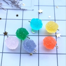 10pcs Kawaii resin Fashion sugar Charms  for DIY decoration neckalce earring key chain Jewelry Making 2024 - buy cheap