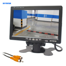 DIYSECUR AHD 800x480 7inch TFT LCD Car Monitor Rear View Monitor Max Support 1080P AHD Camera 2 Video Input 2024 - buy cheap