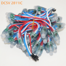 DC5V 12mm ws2811 ucs1903 led pixel module,IP68 waterproof full color RGB string christmas Independently Addressable LED light 2024 - buy cheap
