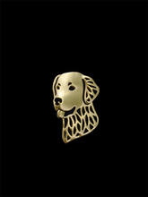 Trendy Golden Retriever dog brooches and pins  plated silver plated men brooches fashion jewelry hand of king 2024 - buy cheap