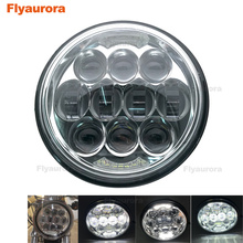 5.75" 5-3/4" Motorcycle moto Projector 80W LED Lamp Headlight For Sportster 883 1200, Iron 883, Dyna, Street Bob FXDB Flyaurora 2024 - buy cheap