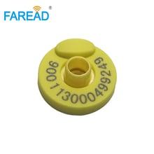 x50pairs best sale Free Shipping 134.2KHz  LF RFID tags Animal ear tag for livestock management  ISO Standard 2024 - buy cheap