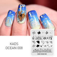 Nail Stamping Plate Goldfish Silhouette Pattern Nail Art Stencils Plates Template Stamper Manicure Nail Polish Printing Stamp 2024 - buy cheap
