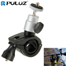 Soporte para manillar de bicicleta y motocicleta de PULUZ, soporte para cámara, soporte de montaje para GoPro 2024 - compra barato