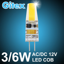 2016 новинка светодиодный G4 COB SMD 3 Вт 6 Вт Светодиодный светильник Замена галогенной лампы G4 12 В AC DC для прожектора люстры 2024 - купить недорого