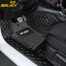 For Renault Koleos 2017-2018 leather car floor mats Custom auto foot Pads automobile carpet cover Car styling 2024 - buy cheap