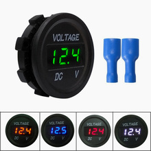 DC 12V  Digital LED Panel DC Voltmeter Voltage Meter Display For Car Motorcycle Boat 2024 - buy cheap