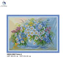 Daisy Patterns Counted Chinese Cross Stitch Kits Sale Printed On Canvas for Embroidery DMC 11ct and 14ct Home Decor Needlework 2024 - buy cheap
