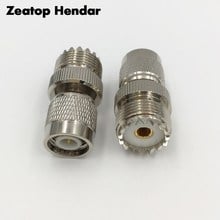 1Pcs Brass TNC Male Jack to UHF SO239 Female Plug RF Straight Coaxial Adapter UHF to TNC Connector for Radio Antenna 2024 - buy cheap