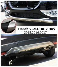 For Honda VEZEL HR-V HRV 2015.2016.2017 BUMPER GUARD BUMPER Plate High Quality Stainless Steel Front+Rear Auto Accessories 2024 - buy cheap