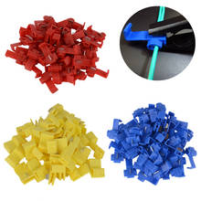 50pcs Cable Crimp Connectors Quick Splice Snap Lock Electrical Wire Terminals Red/Blue/Yellow 2024 - buy cheap