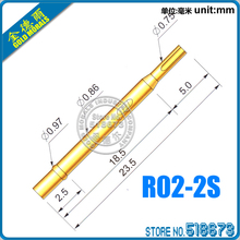 Sonda de teste de sonda de mola de 100-23.5mm 2024 - compre barato