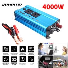 Vehemo 4000 Вт пик DC12V к AC220V конвертер Питание автомобильный инвертор солнечный Мощность инвертор высокая производительность Портативный автомобиля 2024 - купить недорого