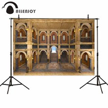 Allenjoy photo background vinatge castle luxury grand hall photography backdrop shoot prop for photographer photocall 2024 - buy cheap