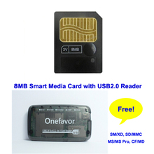 Wholesale 8MB SmartMedia Card SM Memory Card GENUINE Smart Media Card 8M+ SM Memory Card Reader 2024 - buy cheap