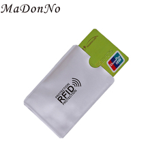 Aluminum Anti Rfid Card  Credit Protective Cover for Card Holder Wallet Travel Card Protection Metal Cardholder id card holder 2024 - buy cheap