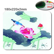 DIY Lotus Anti - Slip fast Laptop mouse pad printing mobile size 220 * 180 * 2 mm high new soft rubber game mouse cool mouse pad 2024 - buy cheap