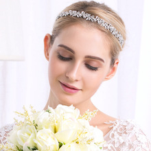 Bandana de flores de metal com cristais, acessórios e ornamentos de moda para baile de casamento e formatura 2024 - compre barato