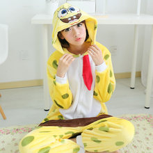 Onepiece Pijama Animal Kigurumi Mulheres Pijamas Pijama Adulto Onesie Flanela Inverno Sleepwear Ternos Noite 2024 - compre barato