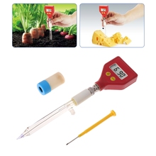 Medidor de ph embutido com eletrodo de vidro, para água, alimentos, queijo, leite e solo com teste de ph 2024 - compre barato