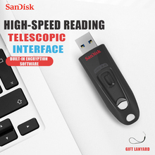 SanDisk Ultra USB 3.0 Flash Drive CZ48 16GB 32GB 64GB 128GB 256GB Pen Drive mini Pen Drives read Speed up to 100MB/S USB Stick 2024 - buy cheap