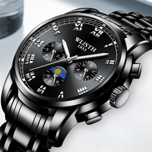 Wlisth relógio esportivo militar e masculino, relógio de quartzo do exército casual satti de aço 2024 - compre barato