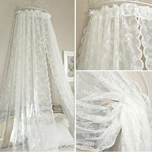 Lace Curtains Voile Tulle Curtains Insect Bed Canopy Netting Drape Panel Leaf Door Window Sheer Curtain for Living Room 2024 - buy cheap