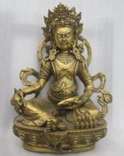 Estatua artesanal, estatua China de bronce del budismo tibetano, Buda tibetano 2024 - compra barato