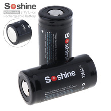 Soshine High Capacity 6500mAh 3.7V 32650 Li-ion Rechargeable Battery with 18A Discharge Current for LED Flashlights Headlamps 2024 - buy cheap