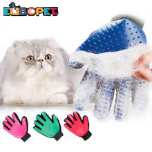 Pet Cat Hair Glove Brush Silicone Deshedding Bath Massage Comb for Dog Cat Grooming Product Right Hand Apply Gentle Efficient 2024 - buy cheap