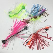 20*Fishing Rubber Jig  Silicone Skirt Wire DIY Fly Fishing Tying Rubber Material Octopus Lure SpinnerBait 2024 - buy cheap