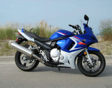 Kit de carenado para motocicleta GSX650F 08 09 10 GSX 650F 2008 2009 2010 GSX650 F, juego de carenados blanco y azul, regalos SD02 2024 - compra barato